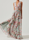 Astr The Label Noya Dress In Multi
