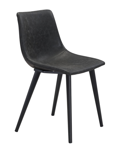 Zuo Modern Daniel Dining Chair (set Of 2) In Black