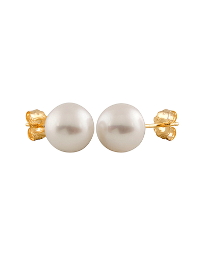 SPLENDID PEARLS SPLENDID PEARLS 14K 8-8.5MM FRESHWATER PEARL STUDS