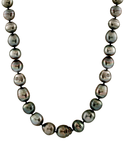 Splendid Pearls 14k 8-10mm Tahitian Pearl Necklace