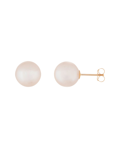 Splendid Pearls 14k 9-9.5mm Akoya Pearl Earrings