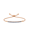 LE VIAN LE VIAN 14K ROSE GOLD 0.60 CT. TW. SAPPHIRE BOLO BRACELET