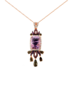 Le Vian 14k Rose Gold 7.56 Ct. Tw. Gemstone Necklace