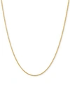 Italian Gold Wheat Link Chain Necklace Collection In 14k Gold In White Gold