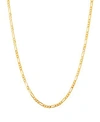 Italian Gold Polished Figaro Link Chain 1.85mm Collection In 10k Gold In Yellow Gold