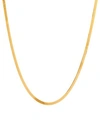 ITALIAN GOLD HERRINGBONE CHAIN 3MM NECKLACE COLLECTION IN 10K GOLD