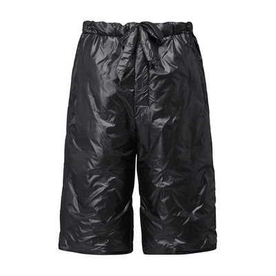 Maison Margiela Padded Straight-fit Shorts In Black