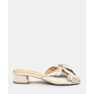 Sofie Schnoor Gold Bow Shoes