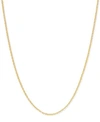 ITALIAN GOLD MIRROR CABLE LINK CHAIN 1 1 4MM NECKLACE COLLECTION IN 14K GOLD