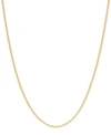 Italian Gold Mirror Cable Link Chain 1 1 4mm Necklace Collection In 14k Gold In Yellow Gold