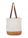 PICNIC TIME PICO WILLOW & CANVAS LUNCH TOTE BAG