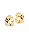 OSCAR DE LA RENTA WOMEN'S BOX GOLDTONE HOOP EARRINGS