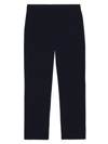 Theory Women's Slim Crepe Pants In Nocturne Navy