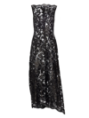 FREDERICK ANDERSON WOMEN'S FEMININITY SEQUINED LACE MAXI DRESS