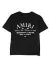 Amiri Logo Rubberised-print Cotton T-shirt 4-12 Years In Black