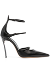 Casadei Super Blade Rachel Leather - Woman Pumps Black 40 In Black