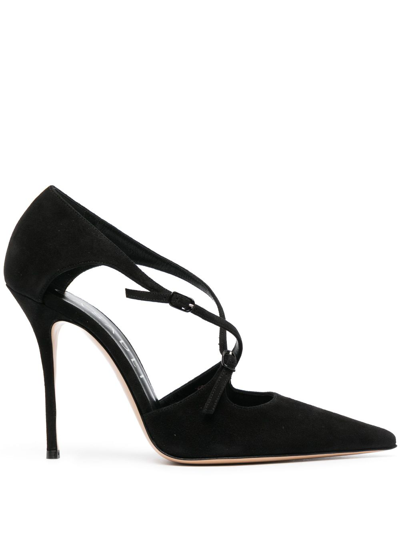 Casadei Anna 105mm Stiletto Pumps In Black