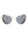 OLIVER PEOPLES CESARINO-L ROUND-FRAME SUNGLASSES