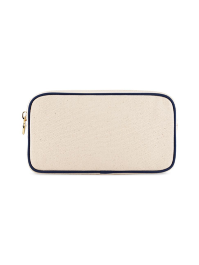 Stoney Clover Lane Canvas Small Pouch In Sapphire