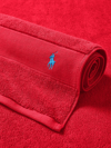 Polo Ralph Lauren Polo Player Cotton Bath Mat In Petal Red