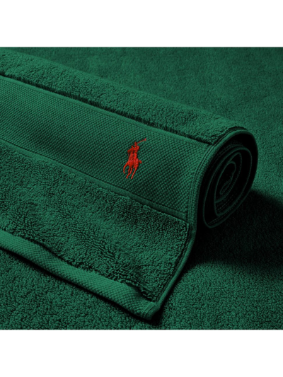 Ralph Lauren Polo Player Cotton Bath Mat In College Green