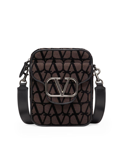 Valentino Vltn Logo Leather Crossbody Bag UWT - Pink PP