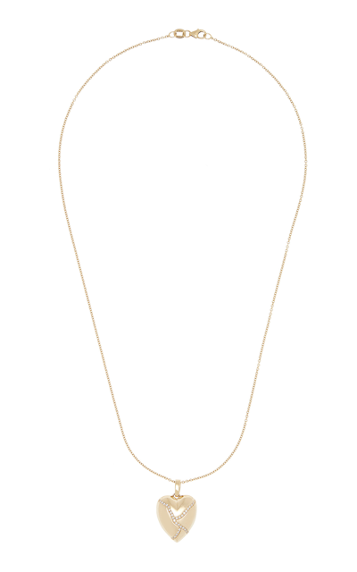 Dru Kintsugi 14k Yellow Gold Diamond Necklace