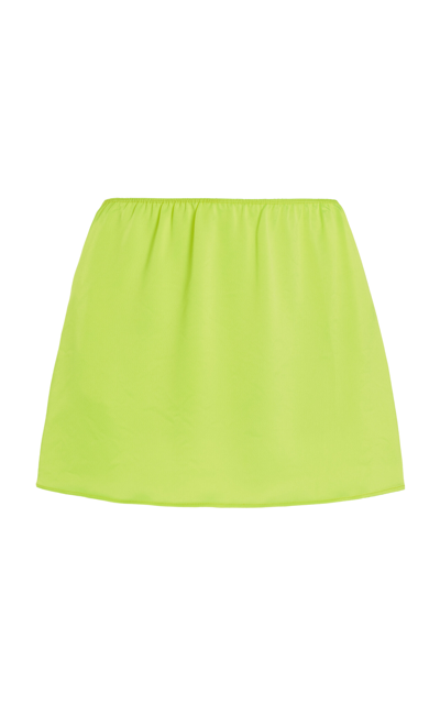 Leset Barb Mini Skirt In Yellow