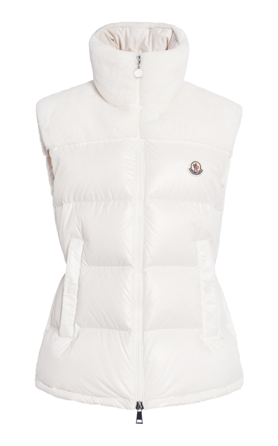 Moncler Lempa Nylon Down Vest In White