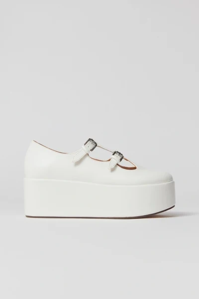 Urban Outfitters Uo Giana Platform Mary Jane Shoe In White