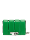 Alexander Mcqueen Woman Cross-body Bag Green Size - Calfskin, Lambskin