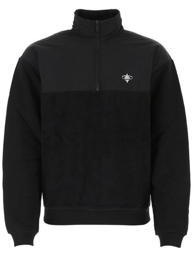 Marcelo Burlon County Of Milan Zp Up Sweatshirt In Black