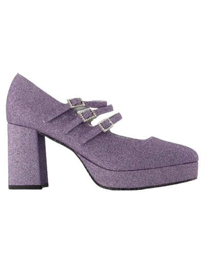 Carel Paris Pigalle Pumps - Purple - Leather