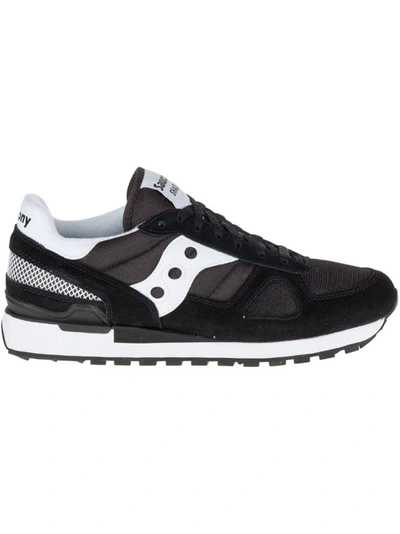 Saucony Shadow Original Sneakers In Black Suede And Fabric In Black Boston