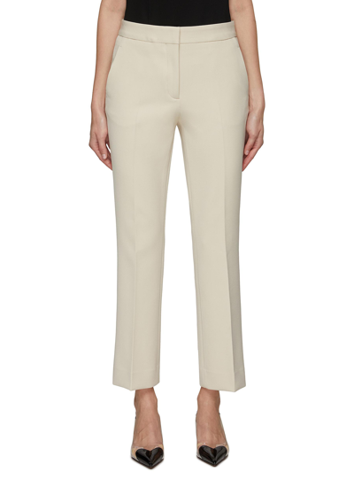 St John Stretch Crepe Suiting Pant In Neutral