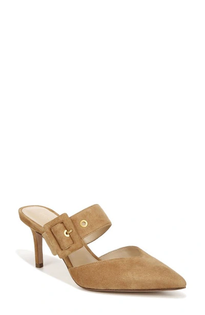 Veronica Beard Linley Pointed Toe Mule In Latte