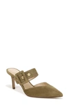 Veronica Beard Linley Pointed Toe Mule In Khaki