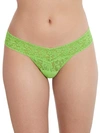 Hanky Panky Signature Lace Low Rise Thong In Lush Green