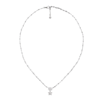 GUCCI GUCCI FLORA 18K WHITE GOLD DIAMOND NECKLACE - YBB581842001