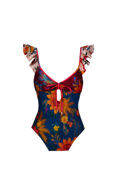 Zimmermann Swimsuit In Multicolor