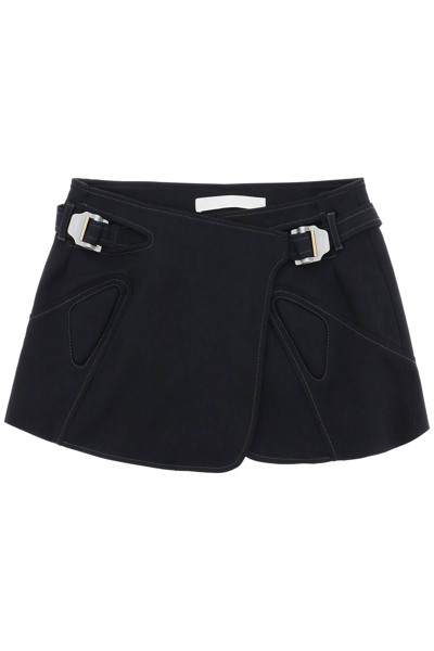 DION LEE WRAP MINISKIRT