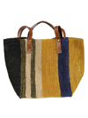 Colville Little Sister Raffia Tote Bag In Multicolor