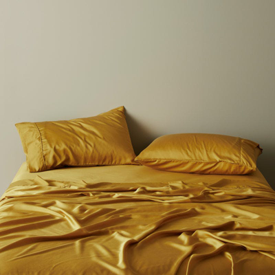 Ettitude Signature Sateen Pillowcase Set In Orange