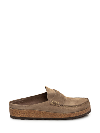 Birkenstock Suede Slip-on Loafers In Neutrals