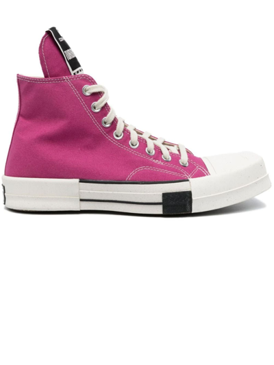 Drkshdw Turbodrk X  Hot Pink High-top Sneakers