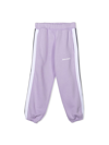Palm Angels Contrast Logo-print Track Pants In Lilla