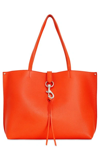 Rebecca Minkoff Megan Leather Tote In Coral