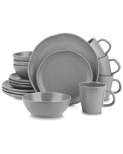 Stone Lain Abigail 16pc Stoneware Dinnerware Set