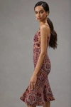 Dress The Population Dress The Poplulation Isabelle Lace Mermaid Dress In Multicolor