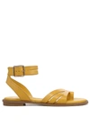 Sarto Greene Gladiator Sandals In Yellow